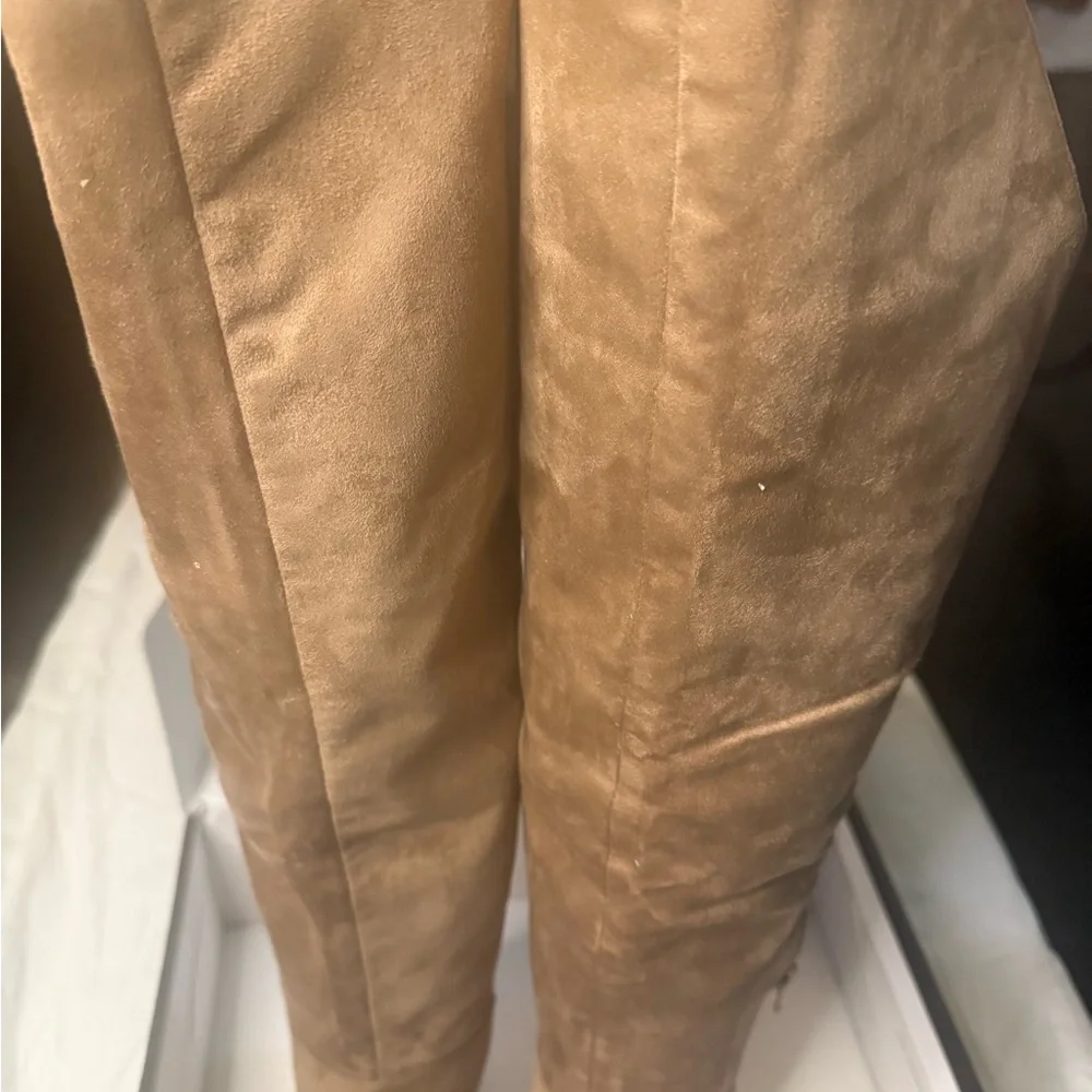Nine West Over the Knee Tan Boots size 8.5. Perfect‎ for date night classy sexy